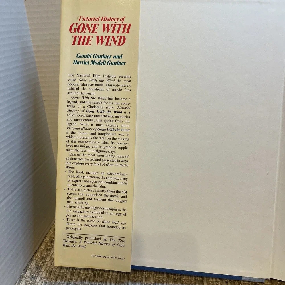 Gone With the Wind Pictorial History Of Guide to Movie‎ Gardner